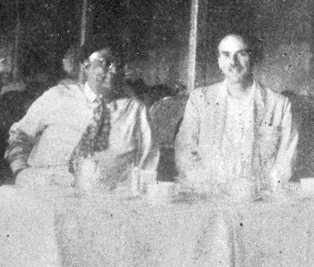 Early photo of Paul Dirac and Satyenda Nath Bose